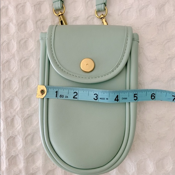 Anthropologie Mini Crossbody Soft Mint/Seafoam/Celadon Green - Picture 10 of 12